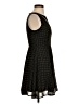 Express 100% Polyester Houndstooth Black Cocktail Dress Size 2 - photo 4