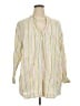 Boden Stripes Yellow 3/4 Sleeve Button-Down Shirt Size 16/18R - photo 1
