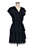 Point Sur 100% Polyester Solid Blue Casual Dress Size 6 - photo 1