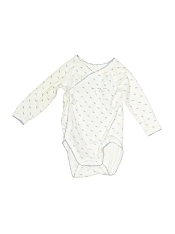 Petit Bateau Long Sleeve Onesie (view 1)