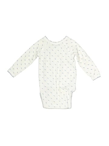 Petit Bateau Long Sleeve Onesie (view 2)