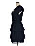 Point Sur 100% Polyester Solid Blue Casual Dress Size 6 - photo 5