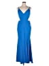 Aqua 100% Polyester Blue Cocktail Dress Size 14 - photo 1