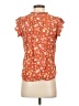 Chenault Orange Sleeveless Blouse Size S - photo 2
