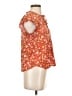 Chenault Orange Sleeveless Blouse Size S - photo 4