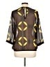 Outback Red 100% Polyester Brown 3/4 Sleeve Blouse Size L - photo 2