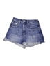 Stradivarius Blue Denim Shorts Size 4 - photo 1