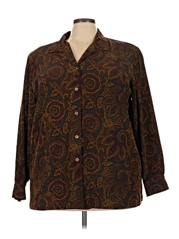 Elisabeth by Liz Claiborne Long Sleeve Blouse (view 1)