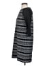 Ann Taylor LOFT Chevron-herringbone Gray Casual Dress Size S - photo 5