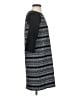 Ann Taylor LOFT Chevron-herringbone Gray Casual Dress Size S - photo 4