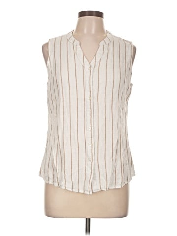 Weatherproof Sleeveless Button-Down Shirt (view 1)