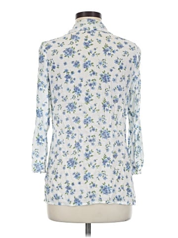 Indigo Rose 3/4 Sleeve Blouse (view 2)