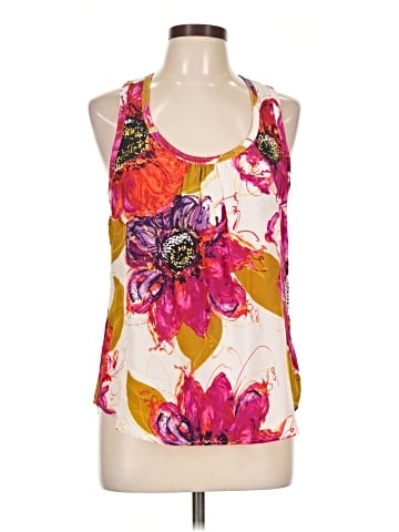 Trina Turk Sleeveless Silk Top (view 1)
