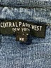 Central Park West 100% Cotton Blue Denim Jacket Size XS - photo 6