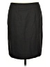 Ann Taylor LOFT Solid Black Formal Skirt Size 12 Petite - photo 1