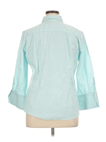 KIRKLAND Signature 3/4 Sleeve Button-Down Shirt (view 2)