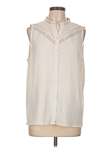 Ann Taylor Sleeveless Button-Down Shirt (view 1)