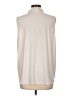 Ann Taylor Ivory Sleeveless Button-Down Shirt Size L - photo 2