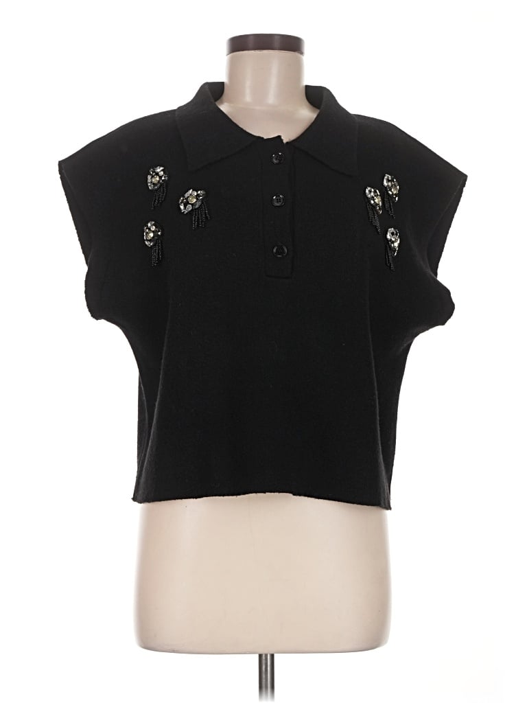 Pre-owned Exquise Cardigan Sweater In Black