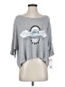 Wildfox Gray 3/4 Sleeve T-Shirt Size XS - photo 1