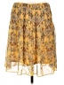 Max Studio 100% Polyester Paisley Yellow Casual Skirt Size L - photo 1