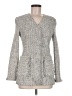 St. John Tweed Silver Cardigan Size M - photo 1