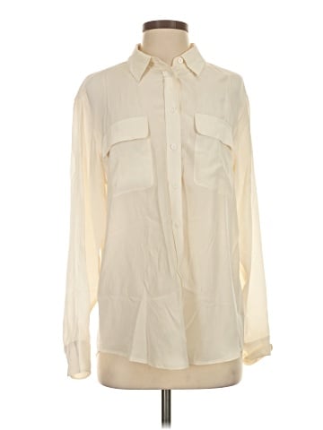 Equipment Long Sleeve Blouse (view 1)