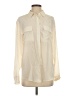 Equipment 100% Polyester Ivory Long Sleeve Blouse Size S - photo 1
