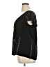 First Option 100% Rayon Black Short Sleeve Top Size XL - photo 5