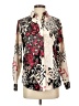 Chico's 100% Cotton Paisley Ivory Long Sleeve Button-Down Shirt Size S - photo 1
