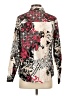 Chico's 100% Cotton Paisley Ivory Long Sleeve Button-Down Shirt Size S - photo 2