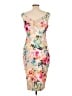 ASOS Floral Tan Cocktail Dress Size 10 - photo 2