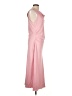 Bebe 100% Polyester Pink Casual Dress Size L - photo 4