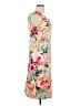 ASOS Floral Tan Cocktail Dress Size 10 - photo 4