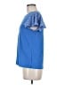 CeCe Blue Short Sleeve Top Size M - photo 5