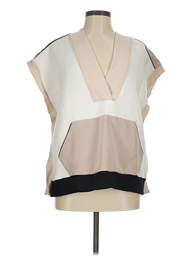 Pre-owned Zara Sweater Vest In Ivory