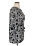 Cocomo Paisley Silver 3/4 Sleeve Blouse Size XL - photo 4