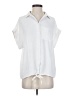 Como Vintage 100% Polyester White Short Sleeve Blouse Size S - photo 1