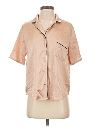 Missguided Short Sleeve Blouse (view 1)