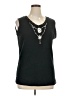 Cha Cha Vente 100% Polyester Black Sleeveless Blouse Size 1X - photo 1