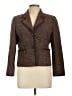 AK Anne Klein Tweed Brown Wool Blazer Size 10 (petite) - photo 1
