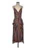 BCBGeneration Stripes Brown Casual Dress Size S - photo 1