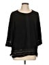 Soft Surroundings Black 3/4 Sleeve Blouse Size L - photo 1