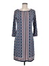 Max Studio Print Blue Casual Dress Size M - photo 1