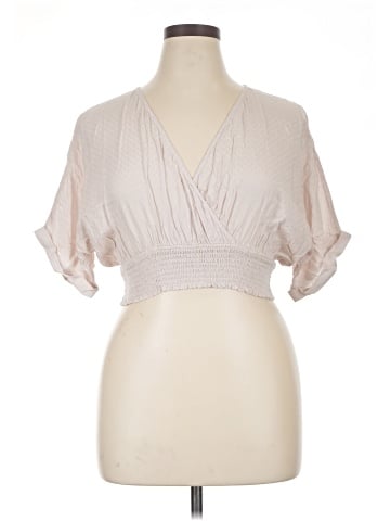 Lulus Short Sleeve Blouse (view 1)
