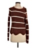 Pinque Stripes Burgundy Pullover Sweater Size S - photo 1
