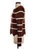 Pinque Stripes Burgundy Pullover Sweater Size S - photo 5