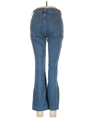 Madewell Kick Out Crop Jeans in Elkton Wash: Patch Pocket Edition (view 2)