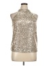 Cable & Gauge Silver Sleeveless Blouse Size XL - photo 1