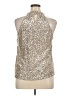 Cable & Gauge Silver Sleeveless Blouse Size XL - photo 2